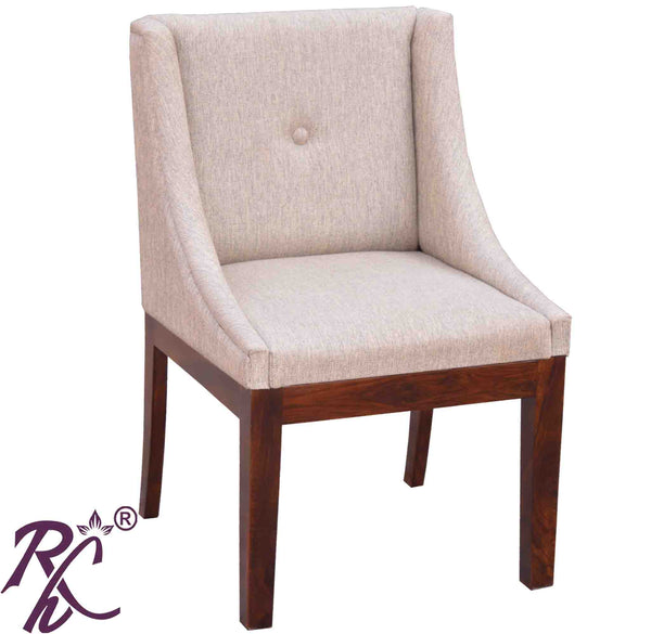 Rajtai Wooden Designing Chair With Cushion Seat