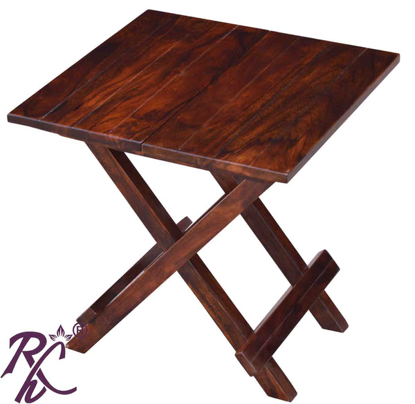 Solid Wooden Square Folding Table Lamp Table Lamp Side Table Side