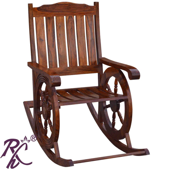 Solid Wooden Rocking Chair RAJ HANDICRAFT