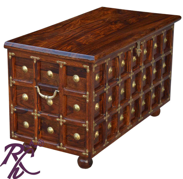 Antique deals wooden boxes