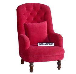 Solid Wood Europe Wing Sofa 1 Seater