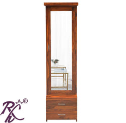 Solid Sheesham Wood Dressing With Mirror Storage