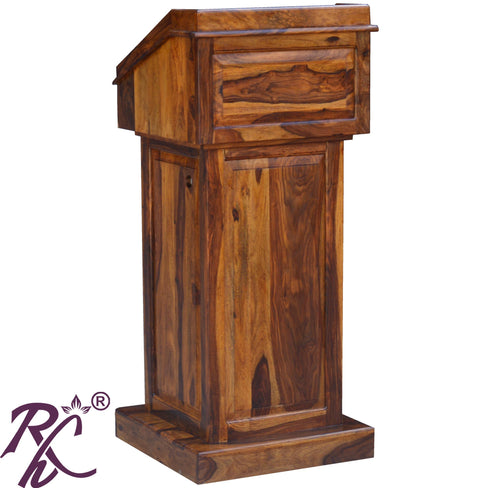 Raj Handicraft Solid Sheesham Wood Podium