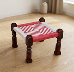 Solid Sheesham Wood Rajasthani Piddha / Wooden Rajasthani Chair