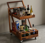 Solid Wood Bar Trolley
