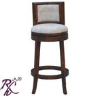 Solid Wood Revolving Bar Chair