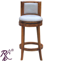 Solid Wood Revolving Bar Chair