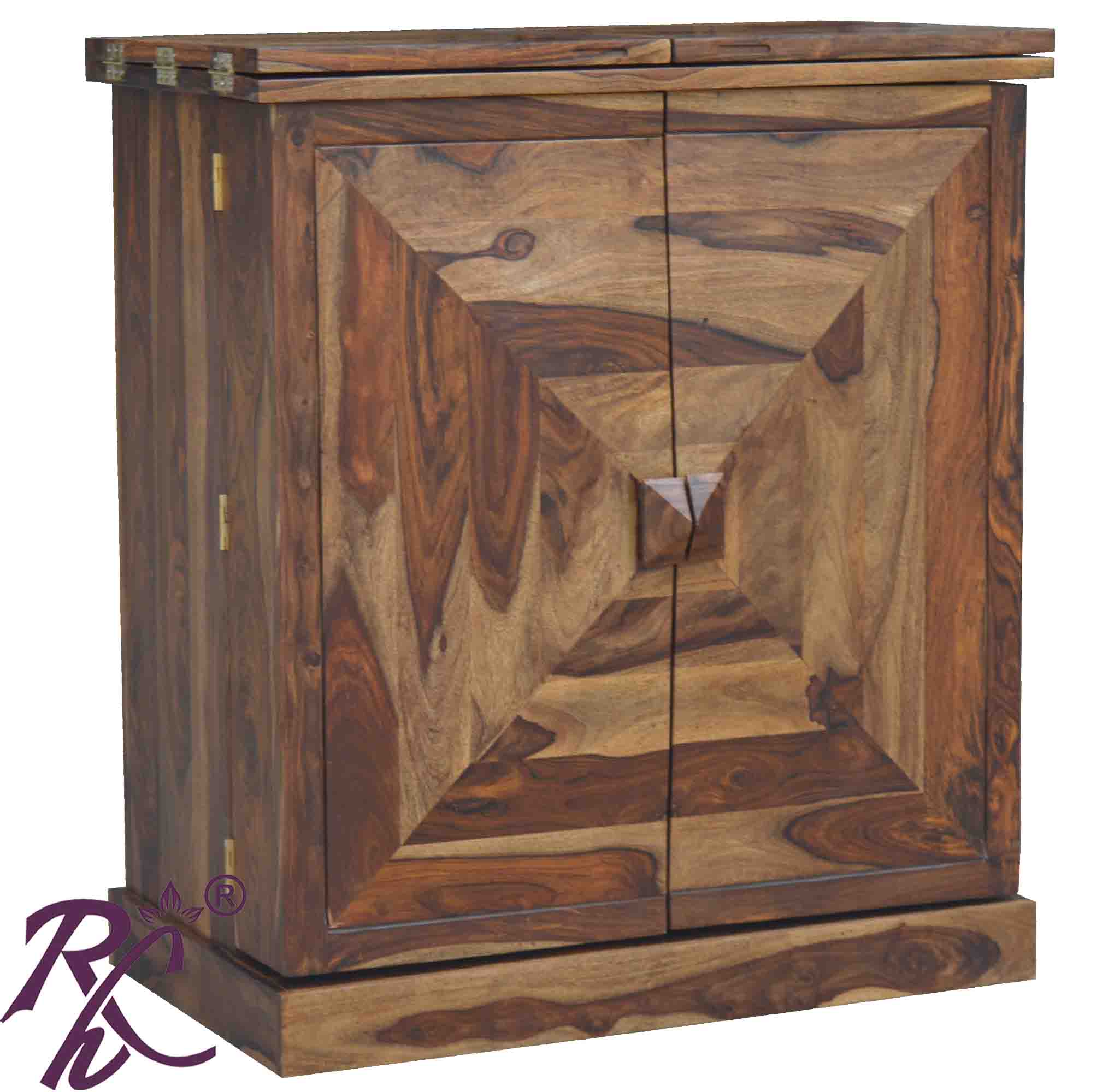 Solid Wood Bar Cabinet