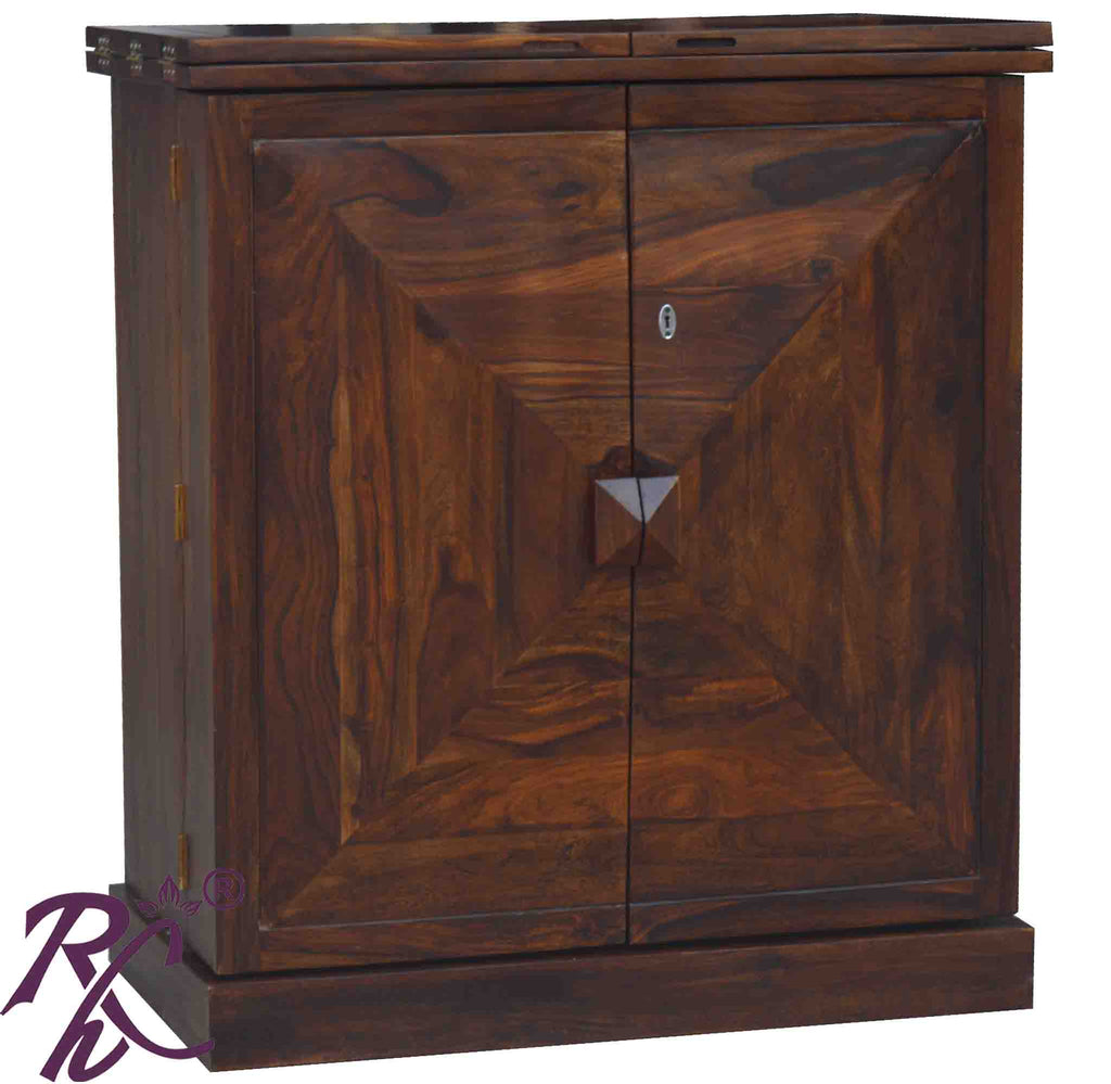 Solid Wood Bar Cabinet
