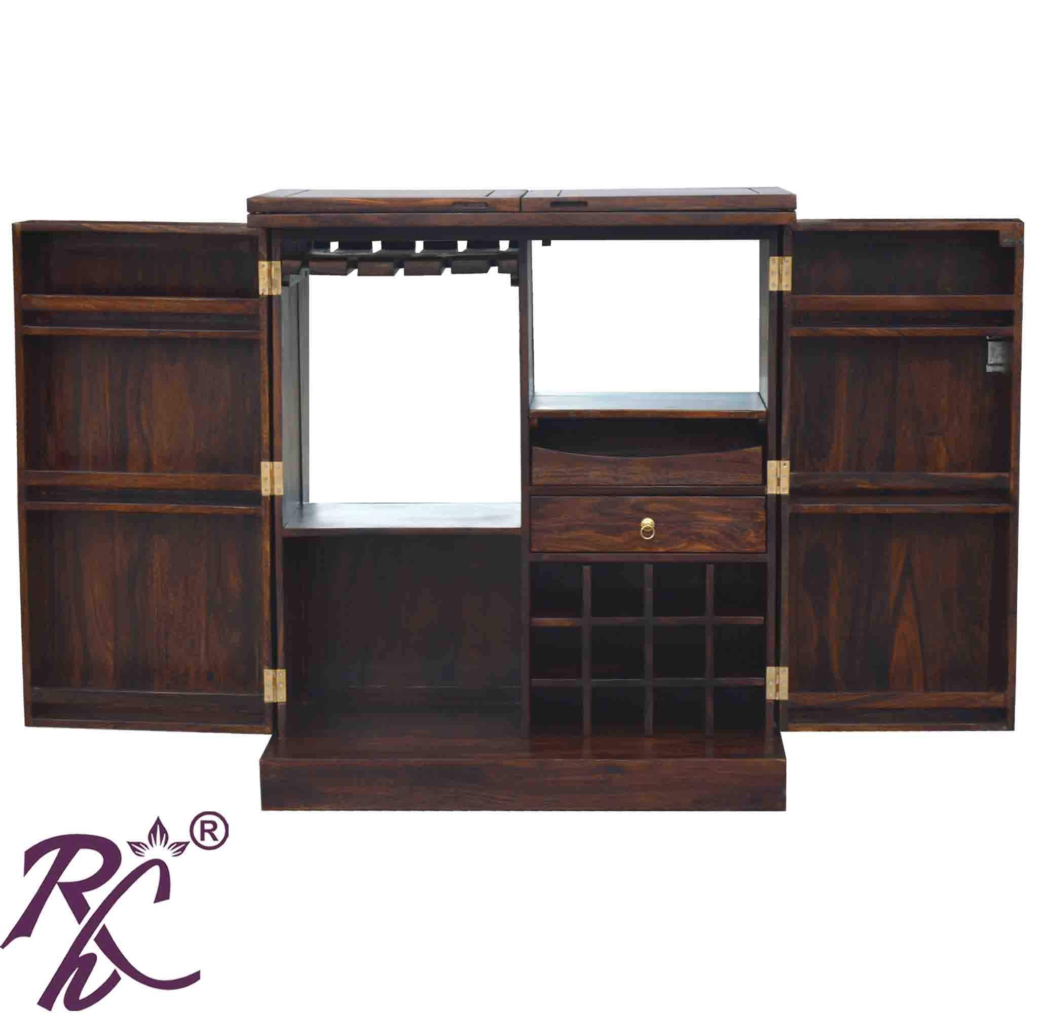 Solid Wood Bar Cabinet