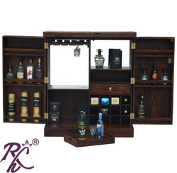 Solid Wood Bar Cabinet