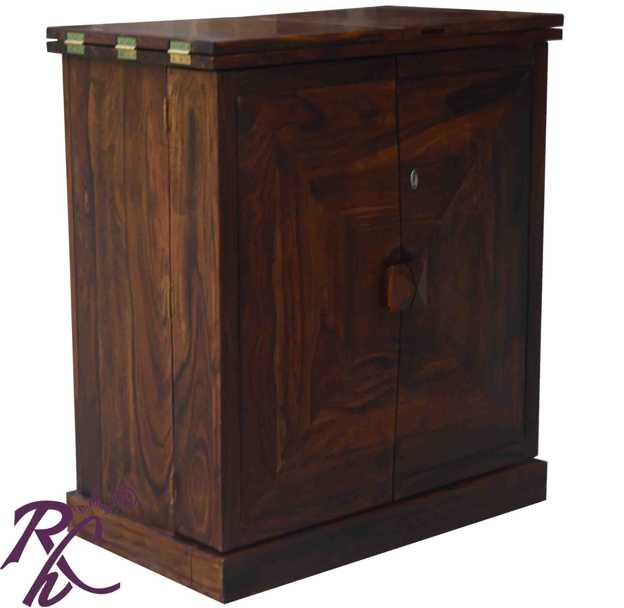 Solid Wood Bar Cabinet