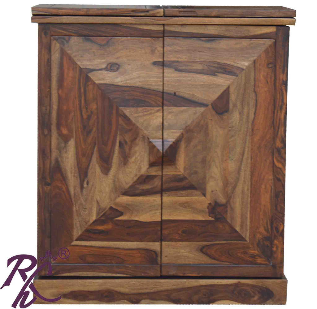 Solid Wood Bar Cabinet