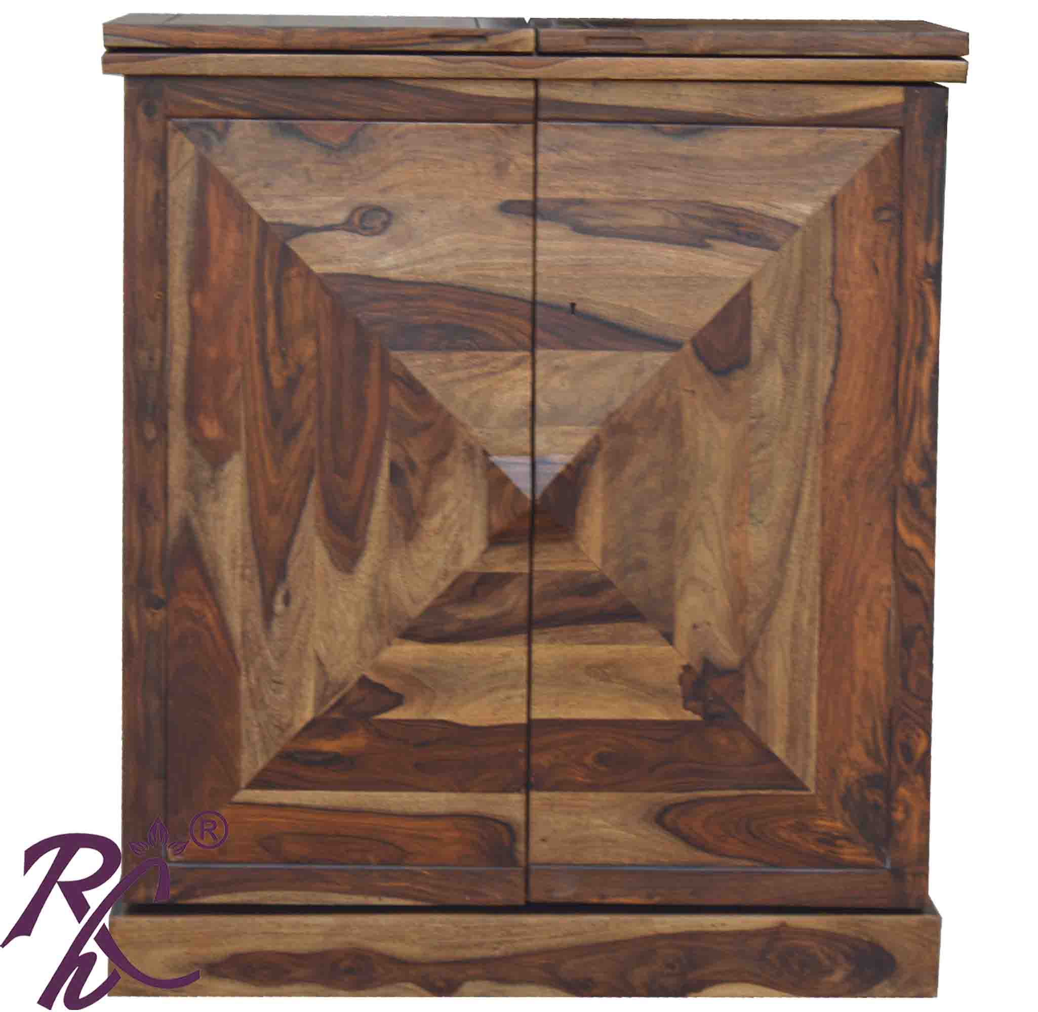 Solid Wood Bar Cabinet