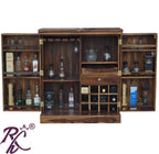 Solid Wood Bar Cabinet