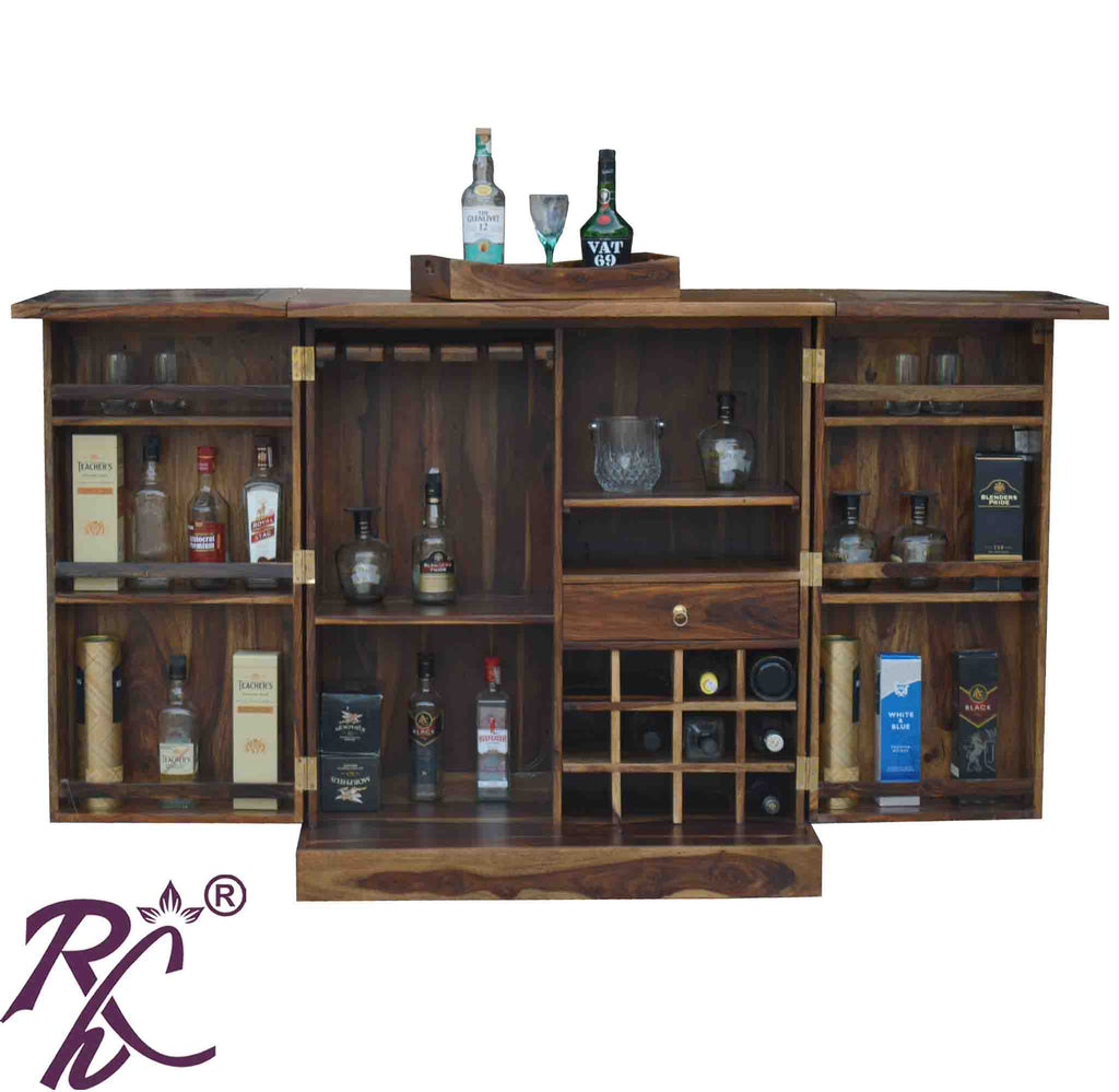 Solid Wood Bar Cabinet