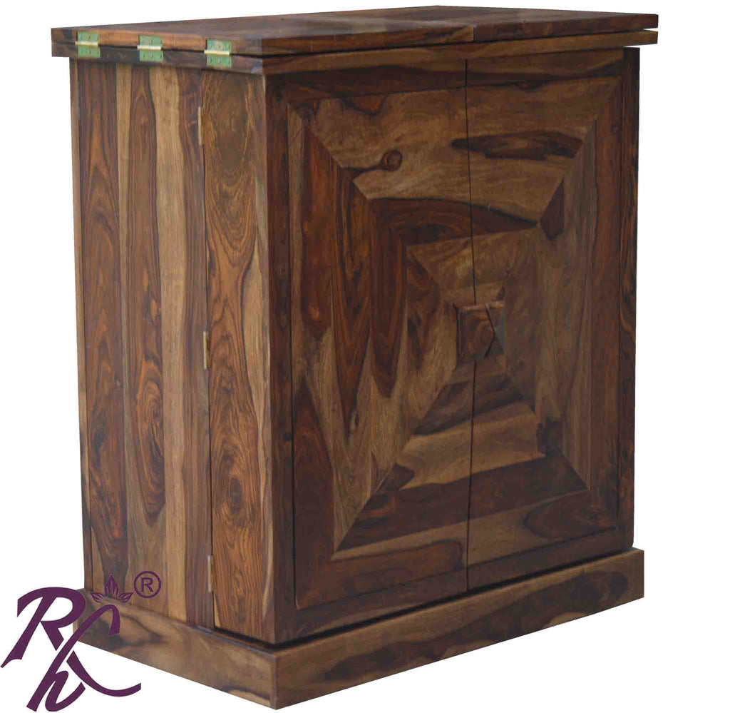 Solid Wood Bar Cabinet