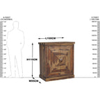 Solid Wood Bar Cabinet