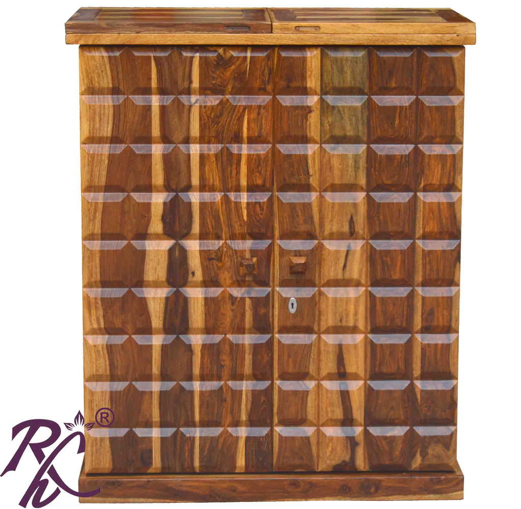 Solid Wood Royale Cadbury Door Design Bar Cabinet
