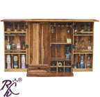 Solid Wood Royale Cadbury Door Design Bar Cabinet