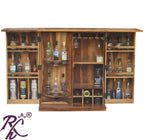 Solid Wood Royale Cadbury Door Design Bar Cabinet