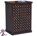 Solid Wooden Wood Bakhra Door Design Small Bar Cabinet