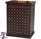 Solid Wooden Wood Bakhra Door Design Small Bar Cabinet