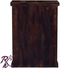 Solid Wooden Wood Bakhra Door Design Small Bar Cabinet