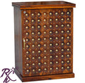Solid Wooden Wood Bakhra Door Design Small One Door Bar Cabinet