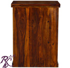 Solid Wooden Wood Bakhra Door Design Small One Door Bar Cabinet