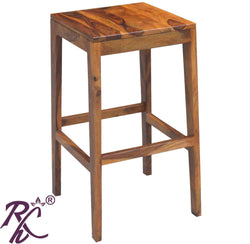 Solid Wood Bar Stool Wooden Top