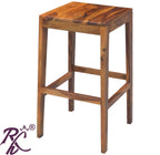 Solid Wood Bar Stool Wooden Top