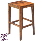 Solid Wood Bar Stool Wooden Top