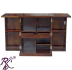 Solid Wood Small 2 Door Bar Cabinet