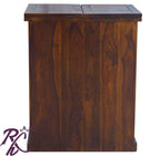 Solid Wood Small 2 Door Bar Cabinet