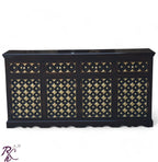 Solid Wood Brass Bakhra Sideboard