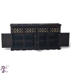 Solid Wood Brass Bakhra Sideboard