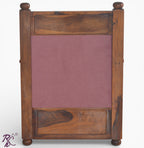 Solid Wood Brass L+T Design Sofa One Seater