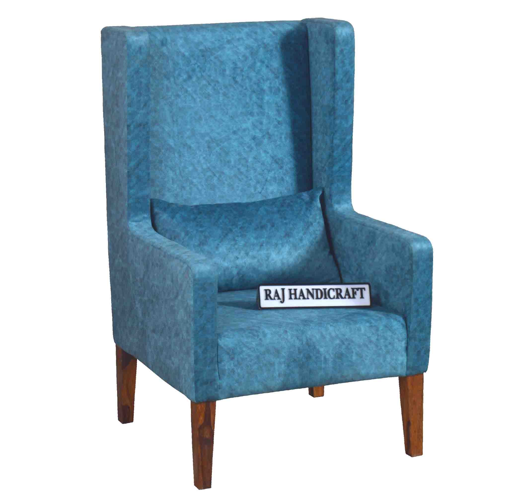 Solid Wooden Wing Chair | Wing Sofa