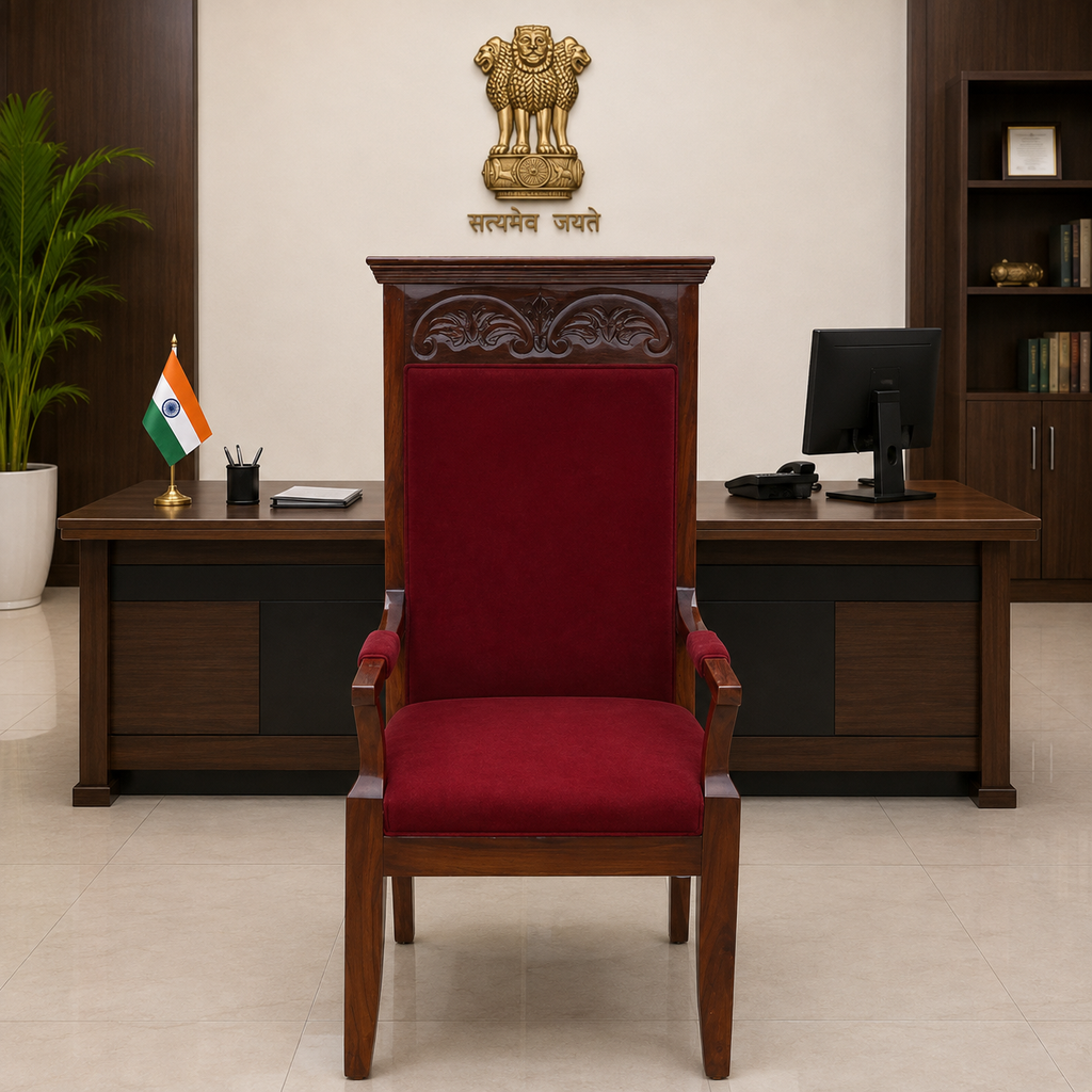 Solid Wood King Arm & Easy Chair