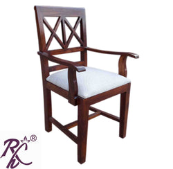 Raj Handicraft Solid Sheesham Wood Arm Chair XX