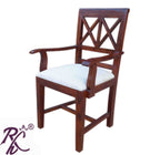 Raj Handicraft Solid Sheesham Wood Arm Chair XX
