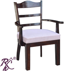 Solid Wood Arm Chair Cushion Top for Living Room