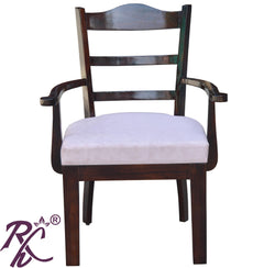 Solid Wood Arm Chair Cushion Top for Living Room