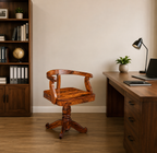 Solid Wooden Rolling Easy Chair