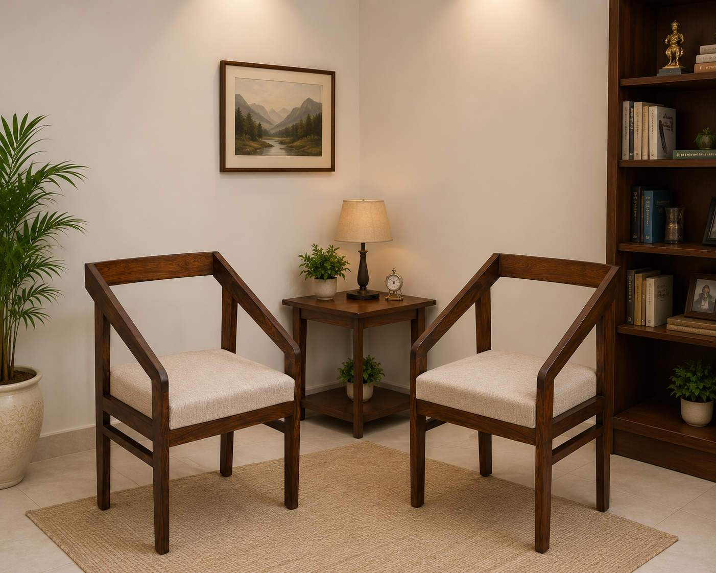 Solid Wood Arm Chair