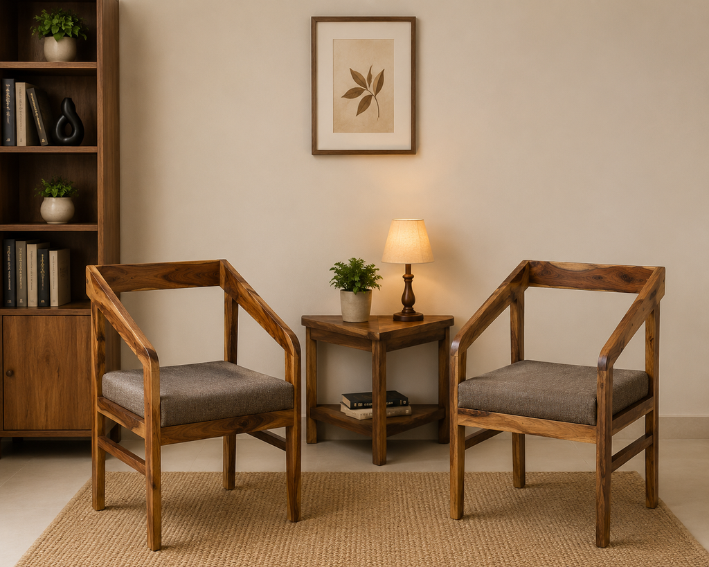 Solid Wood Arm Chair