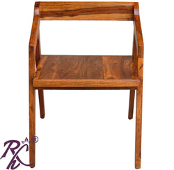 Solid Wood Arm Chair Wooden Top