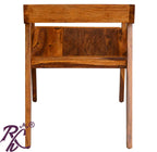 Solid Wood Arm Chair Wooden Top