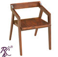 Solid Wood Arm Chair Wooden Top
